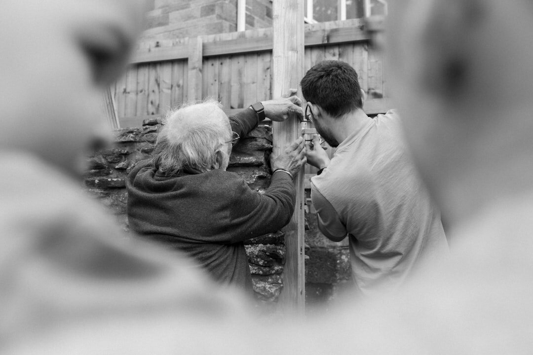 seniors gardening together